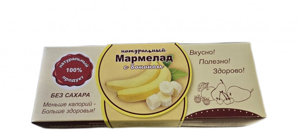 Мармелад натуральный "Банан" 140г  в Твери
