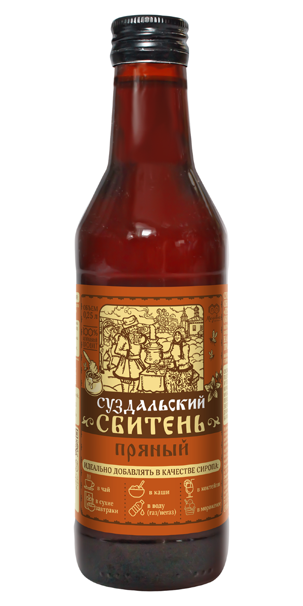 №3 Сбитень Суздальский "Пряный"(блок 8шт по 250мл) в Твери