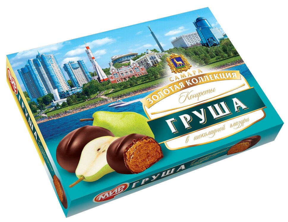  КФ МИР Груша в шоколадной глазури 160г  в Твери