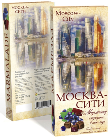  Сладарт Мармелад Черносмородиновый в тёмном шоколаде, 150г  в Твери