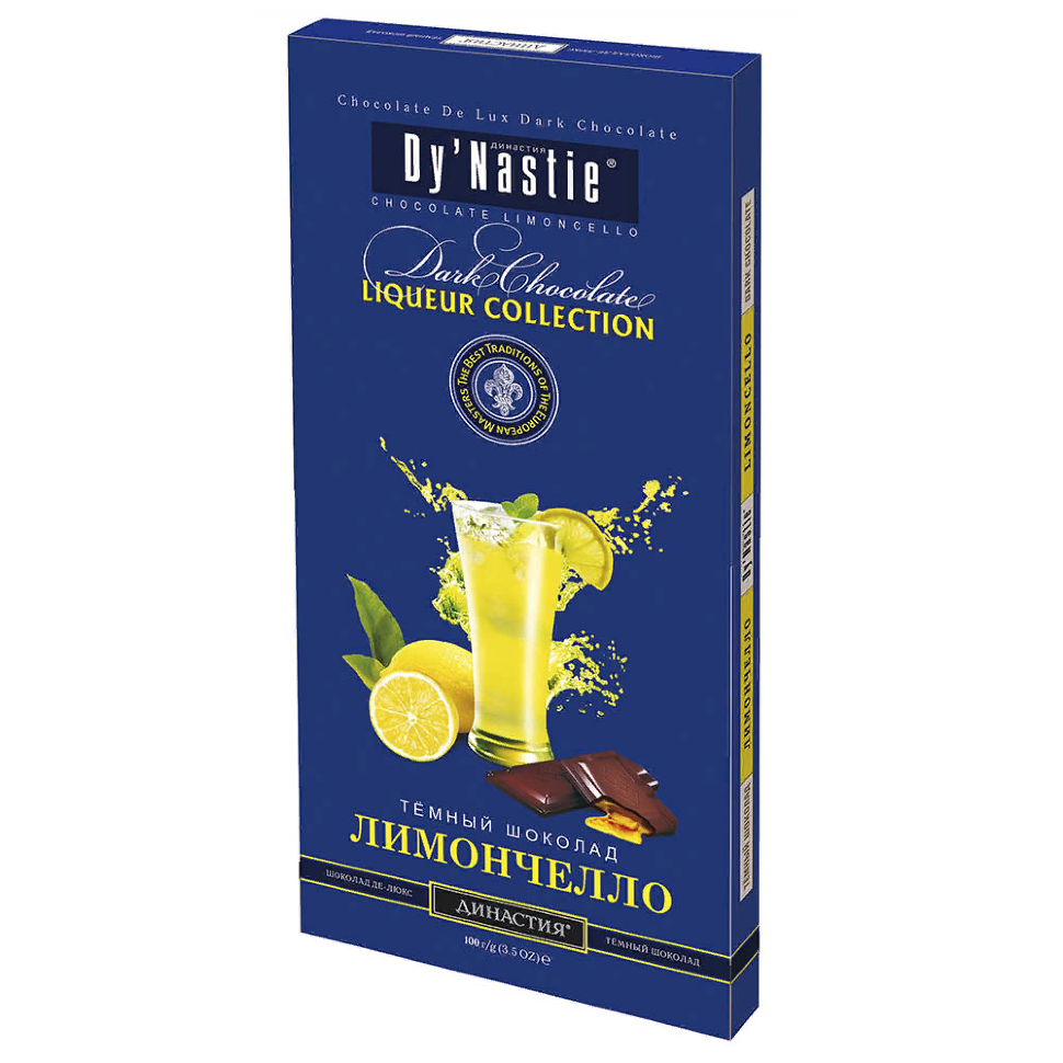  Династия Шоколад "Лимончело", (блок 10шт по 100г)  в Твери