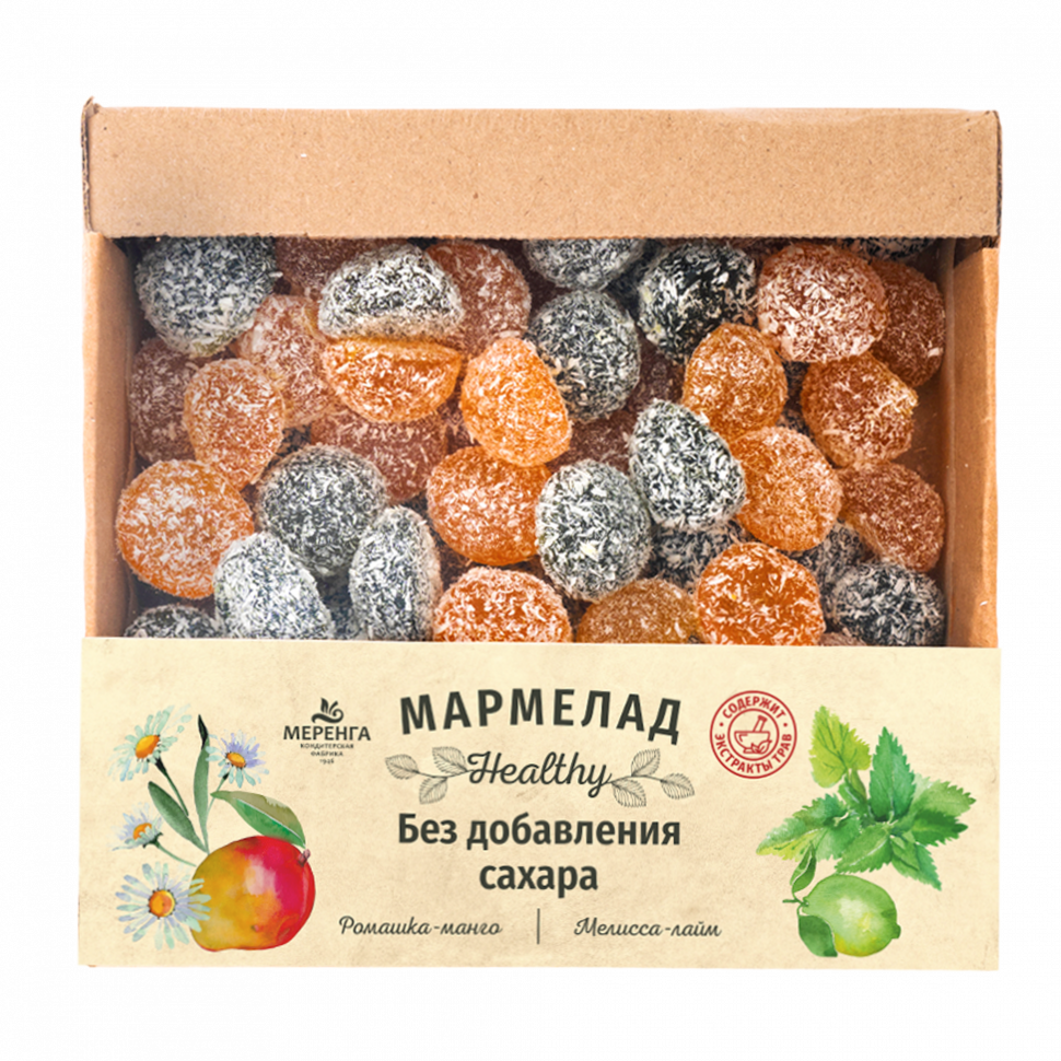  Меренга Мармелад в кокосовой обсыпке Ромашка+Мелисса , 800г     в Твери