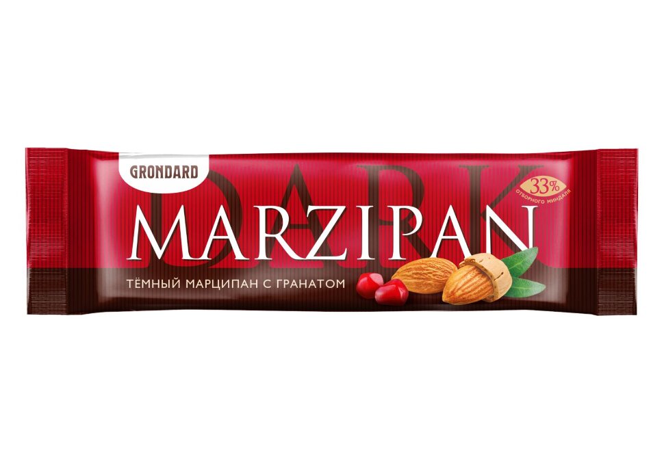  TM Grondard     (10973) Батончики глазированные Марципановые ГРАНАТ, (24шт по 50г)       в Твери