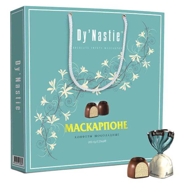 №3 Династия Сумка 170г Конфеты "Маскапроне" в Твери