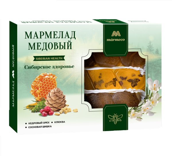 №2 Мармелад медовый "Сибирское здоровье" без сахара 200г  в Твери