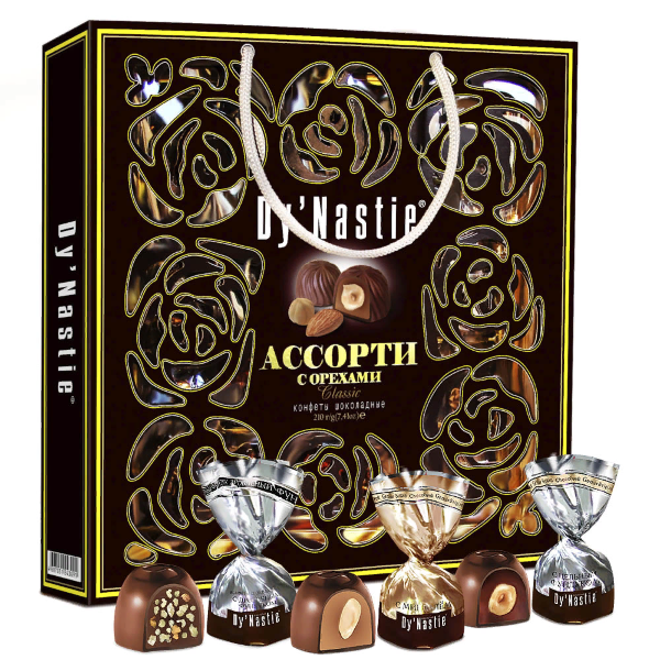 №3 Династия Сумка Конфеты "Классик", 210г      в Твери